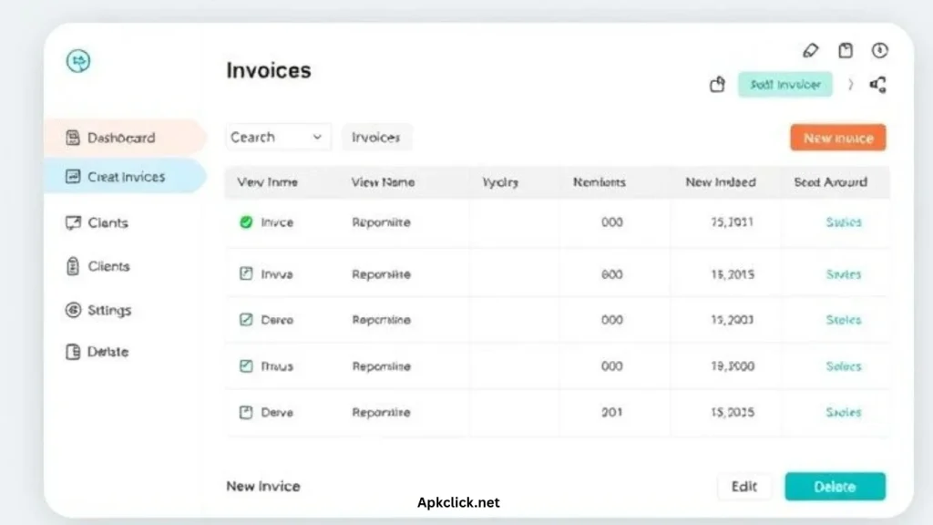 Simple Invoice Manager features – easy invoice creation, smart billing, and payment tracking